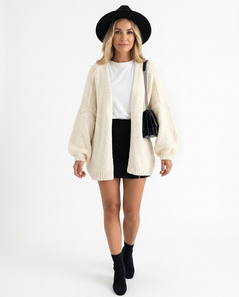 Nord Wear - Kunon | Chunky Knit Open-Front Knit Cardigan Women
