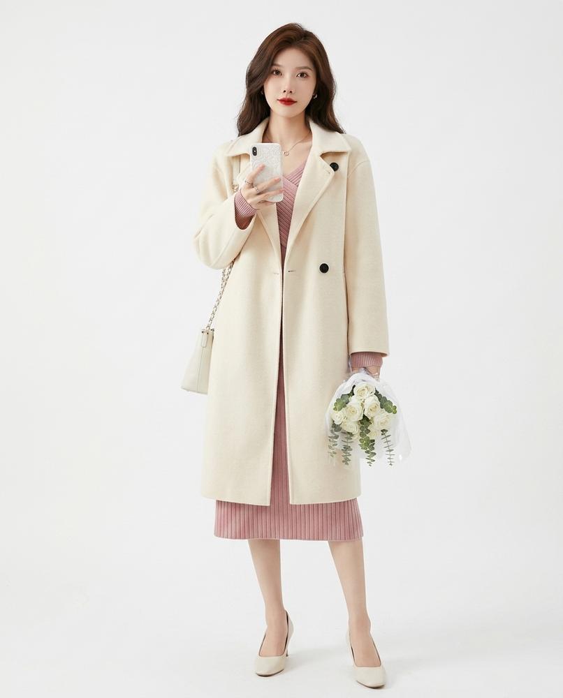Nord Wear - Lutot | Single-Breasted Notched Lapel Coat Women