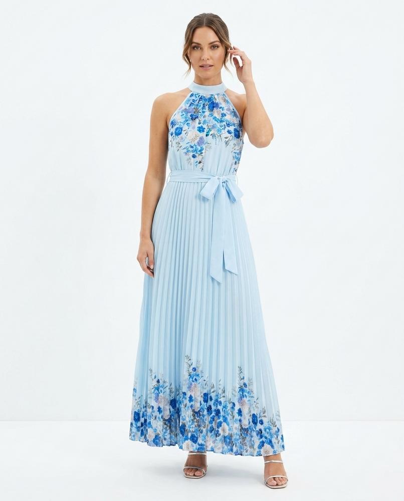 Nord Wear - Retos | Pleated Printed Maxi Dress Women