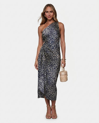 Nord Wear - Sonud | One-Shoulder Printed Midi Dress Women