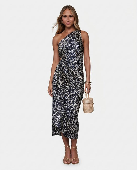 Nord Wear - Sonud | One-Shoulder Printed Midi Dress Women