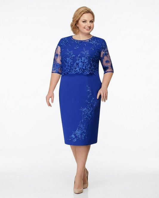 Nord Wear - Sifon | Embroidered 3/4-Sleeve Dress Women