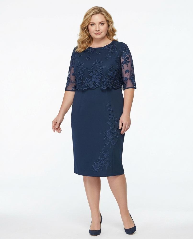 Nord Wear - Sifon | Embroidered 3/4-Sleeve Dress Women