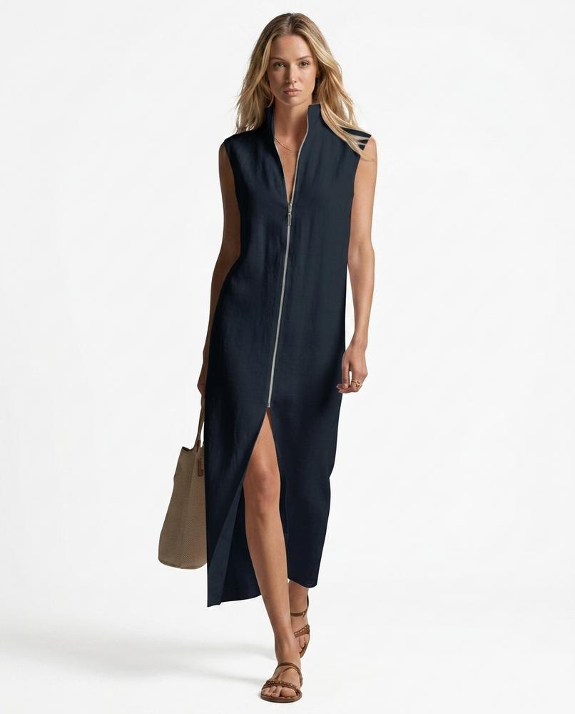 Nord Wear - Mevad | Zippered Sleeveless Maxi Dress Women