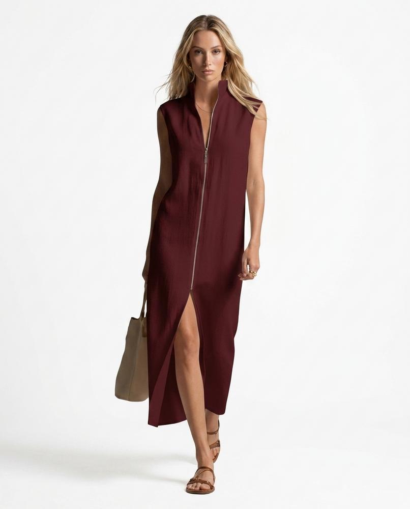 Nord Wear - Mevad | Zippered Sleeveless Maxi Dress Women