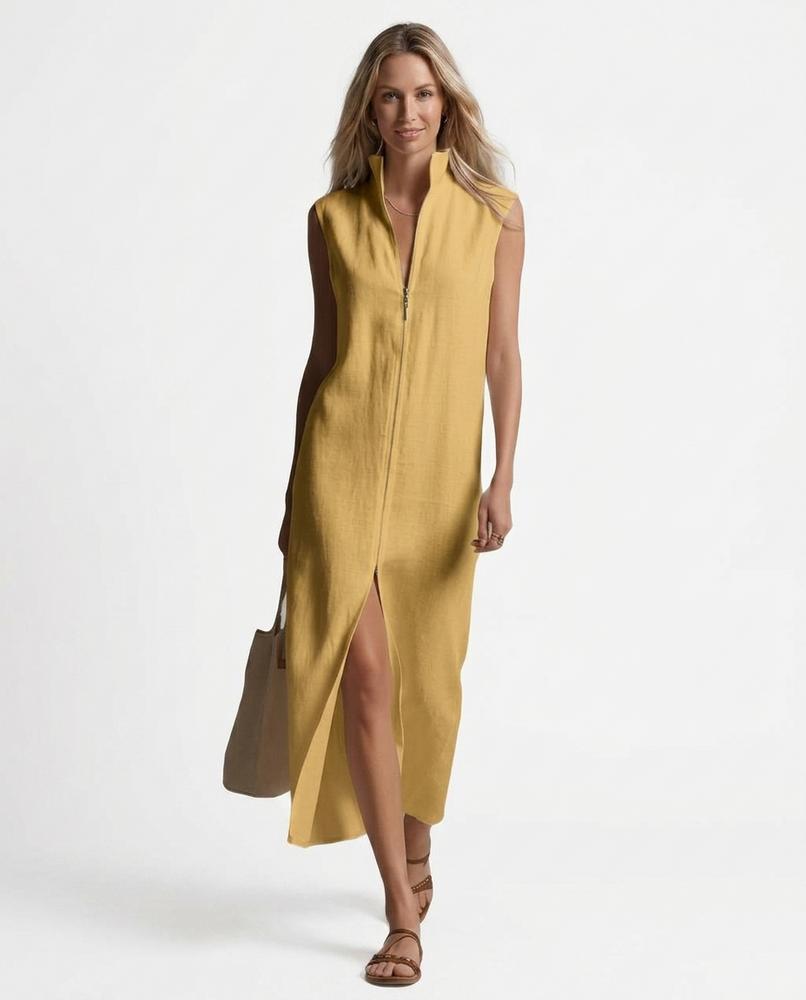 Nord Wear - Mevad | Zippered Sleeveless Maxi Dress Women