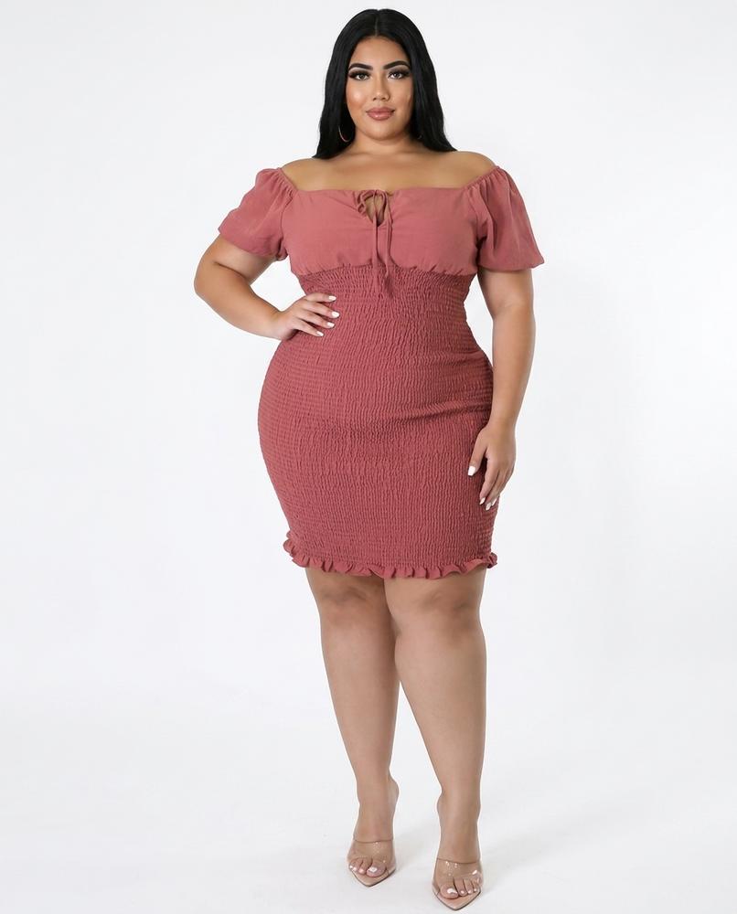 Nord Wear - Togel | Smocked Off-Shoulder Dress Women
