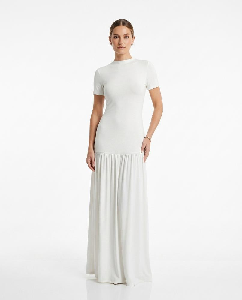 Nord Wear - Yoker | Dropped-Waist Mock-Neck Maxi Dress Women