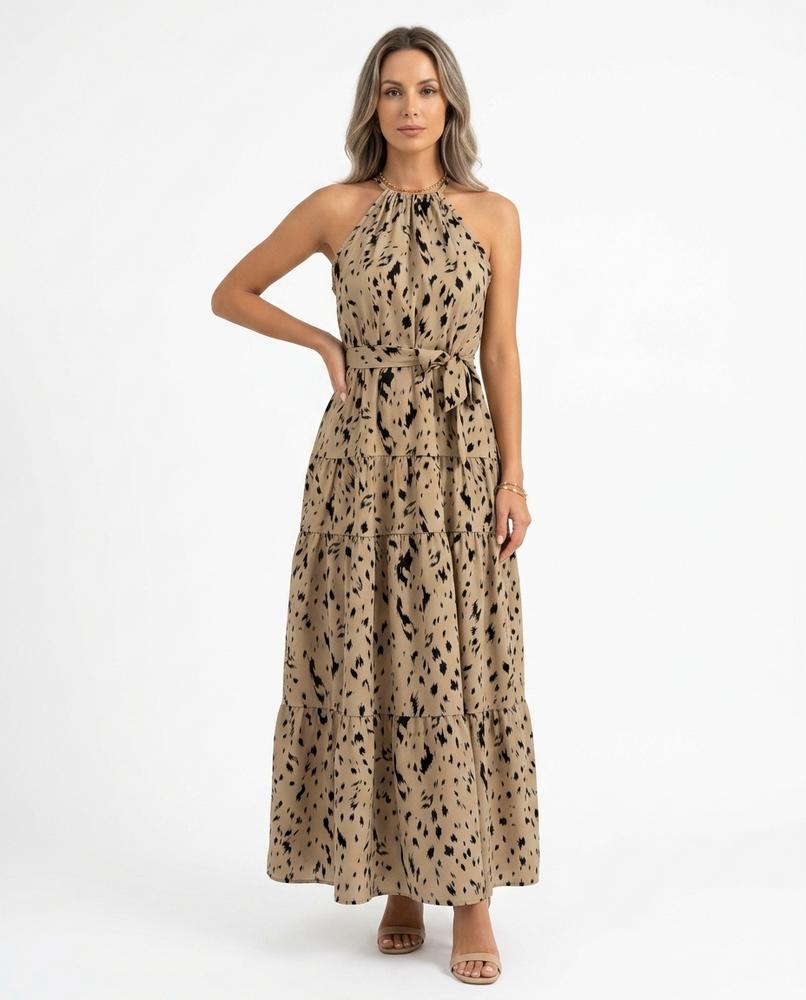 Nord Wear - Kevum | Halterneck Tiered Mini Dress Women