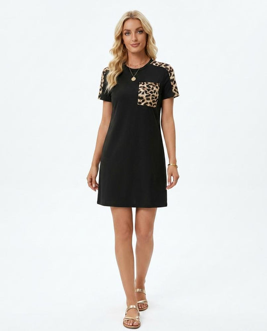 Nord Wear - Sosir | Short-Sleeved Leopard Print Dress Women