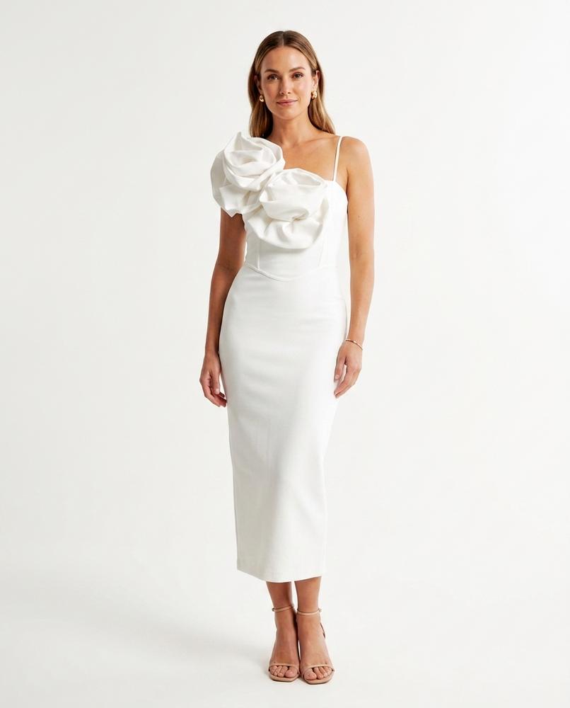 Nord Wear - Vusan | Asymmetrical Fitted Midi Dress Women