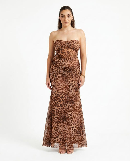 Nord Wear - Defet | Strapless Ruched Maxi Dress Women