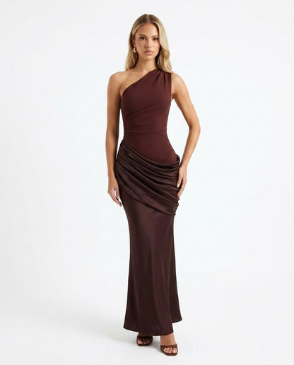 Nord Wear - Kunov | One-Shoulder Draped Maxi Dress Women