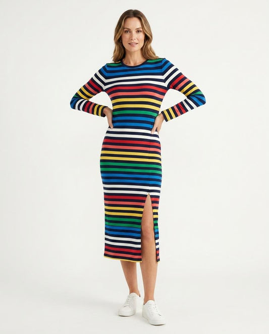 Nord Wear - Vofok | Striped Fitted Dress Women