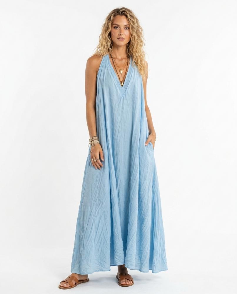 Nord Wear - Dimer | Crinkled Halterneck Maxi Dress Women