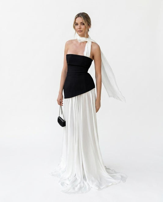Nord Wear - Teruv | Strapless Bicolor Dress Women