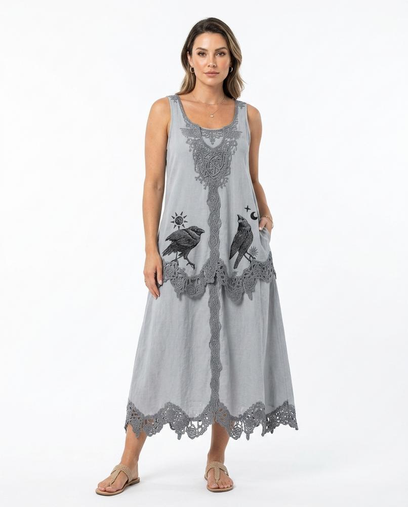 Nord Wear - Yefim | Lace-Trimmed Layered Maxi Dress Women