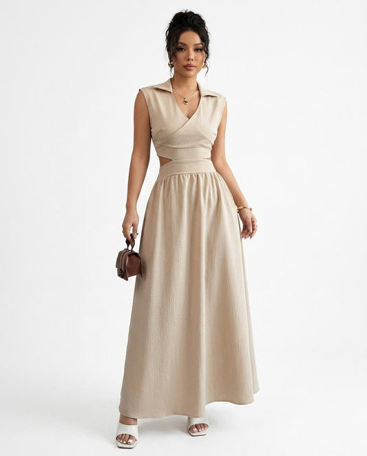 Nord Wear - Aawim | Cut-Out Collared Maxi Dress Women