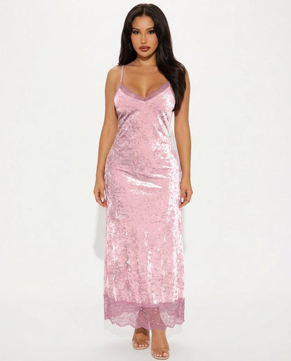 Nord Wear - Yegik | Velvet Lace-Trimmed Mini Dress Women