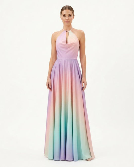 Nord Wear - Simen | Halterneck Ombre Maxi Dress Women