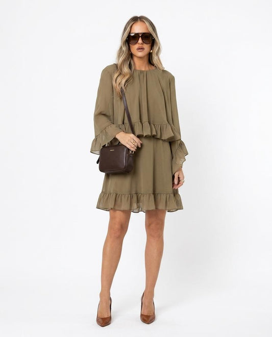 Nord Wear - Yurel | Layered Ruffled Mini Dress Women