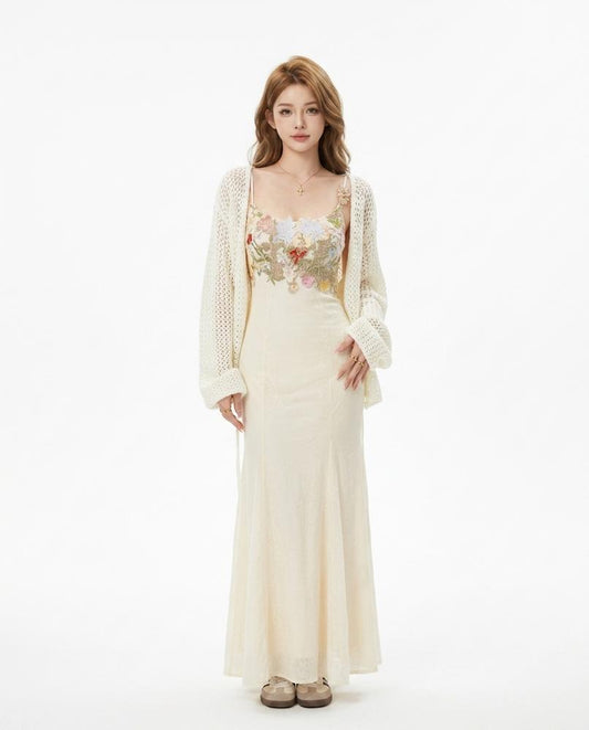 Nord Wear - Nehom | Embroidered Floor-Length Dress Women