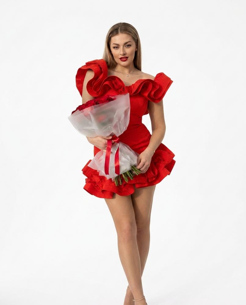 Nord Wear - Lonim | Off-Shoulder Ruffled Dress Women