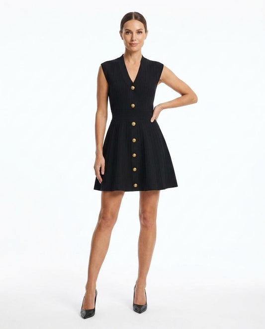 Nord Wear - Nivis | Rib-Knit Button-Front Mini Dress Women