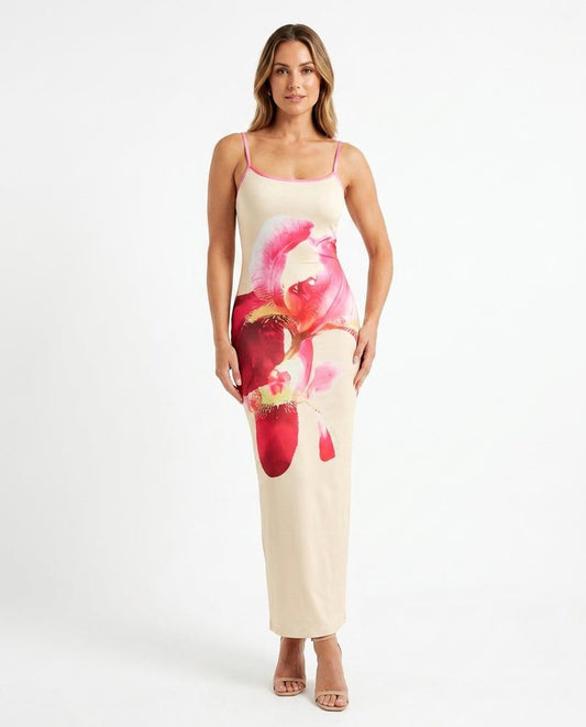Nord Wear - Yolun | Fitted Printed Maxi Dress Women