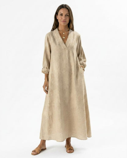 Nord Wear - Maror | V-Neck Long-Sleeved Midi Dress Women