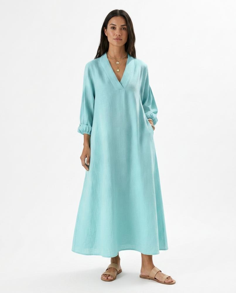Nord Wear - Maror | V-Neck Long-Sleeved Midi Dress Women