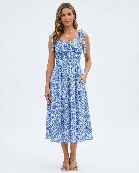 Nord Wear - Visik | Smocked Floral Midi Dress Women