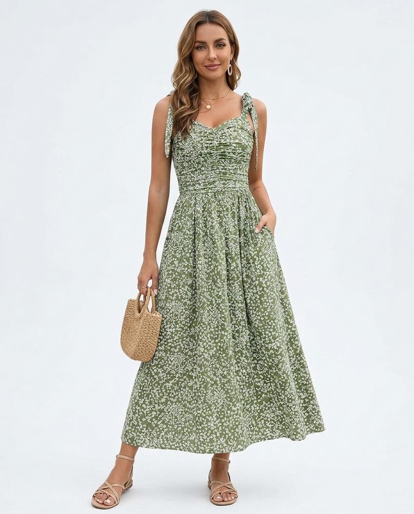 Nord Wear - Visik | Smocked Floral Midi Dress Women