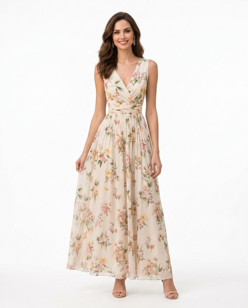 Nord Wear - Dediv | Floral-Print Sleeveless Maxi Dress Women