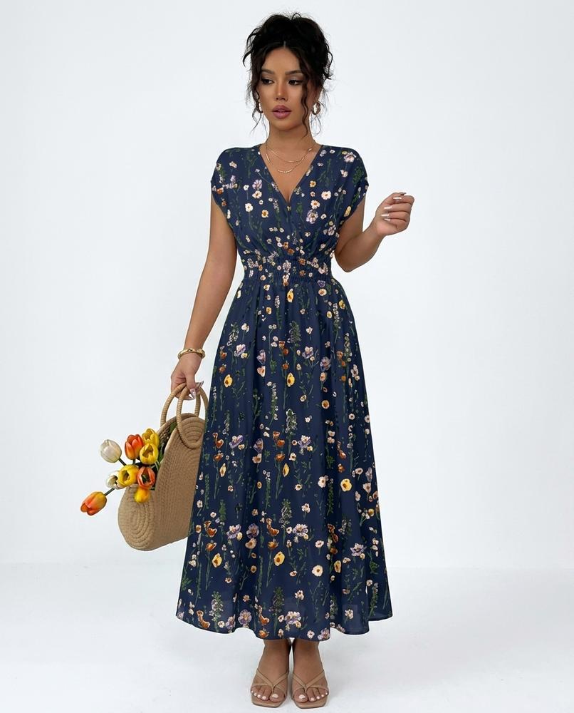 Nord Wear - Yotar | Floral V-Neck Maxi Dress Women