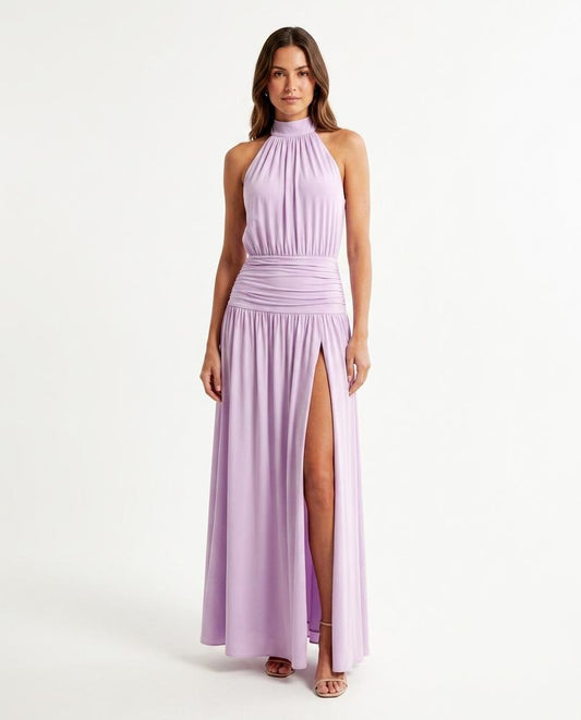 Nord Wear - Domav | Halterneck Ruched Maxi Dress Women
