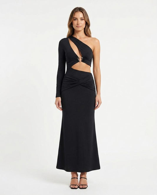 Nord Wear - Tufir | One-Shoulder Cut-Out Maxi Dress Women
