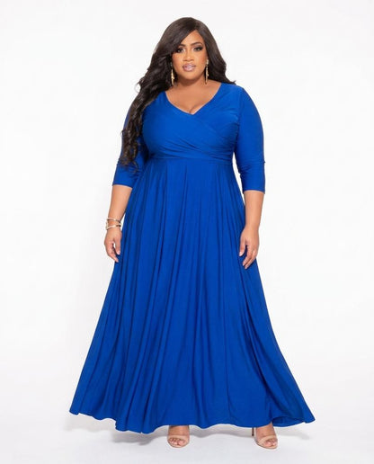 Nord Wear - Lezer | Draped Flowing Maxi Dress Women