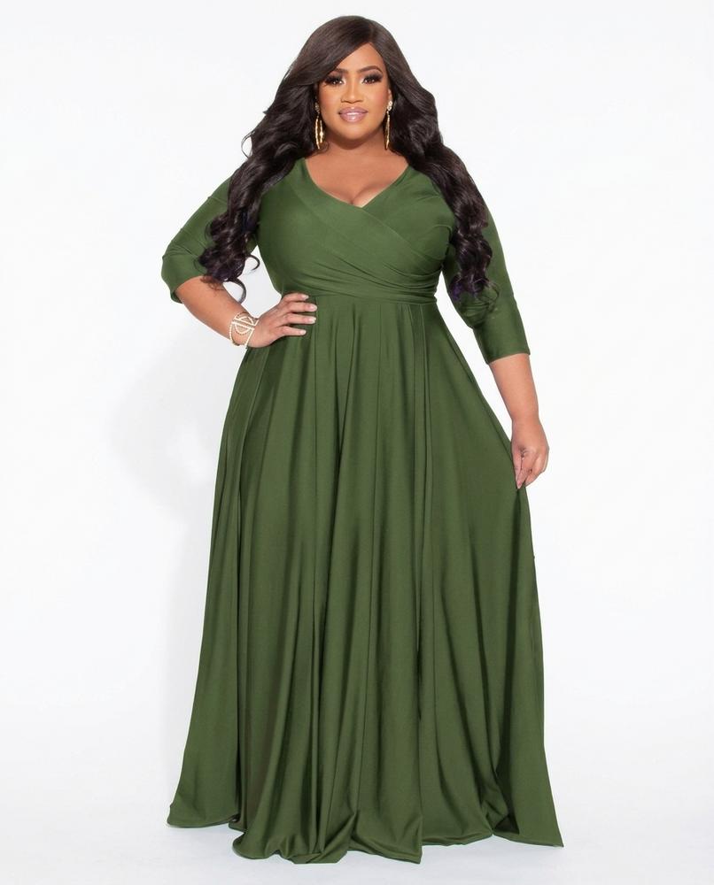 Nord Wear - Lezer | Draped Flowing Maxi Dress Women
