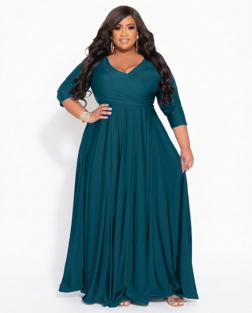 Nord Wear - Lezer | Draped Flowing Maxi Dress Women
