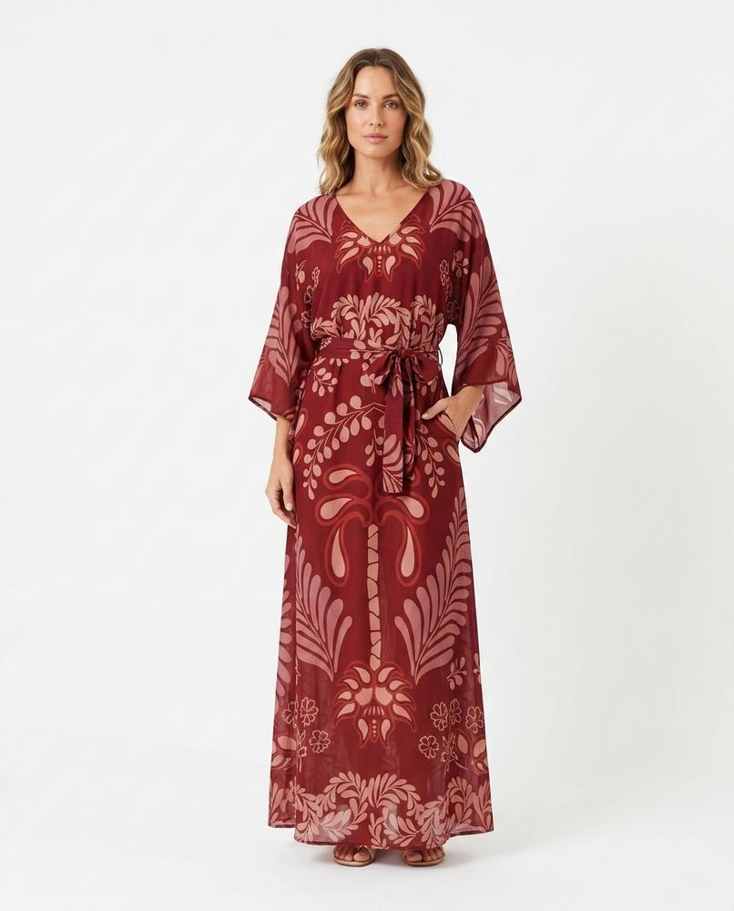 Nord Wear - Eohik | Printed Flowing Maxi Dress Women