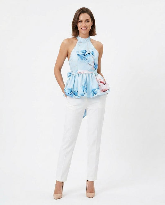 Nord Wear - Zepun | Halterneck Peplum Top Women
