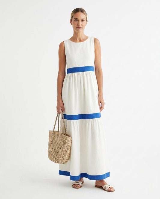 Nord Wear - Nalad | Sleeveless Color-Blocked Maxi Dress Women