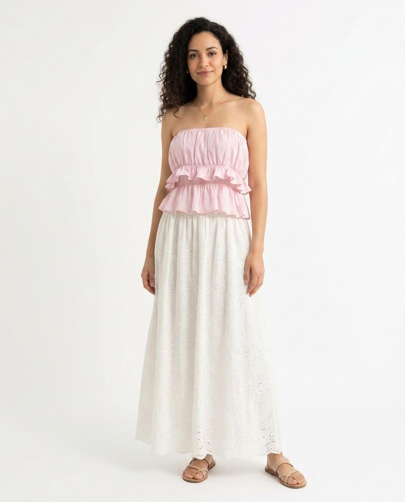 Nord Wear - Aahol | Strapless Ruffled Top Women