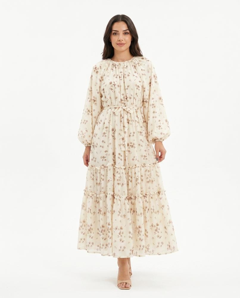Nord Wear - Memen | Floral Tiered Maxi Dress Women