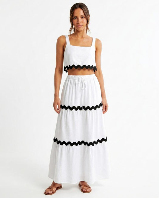Nord Wear - Kemam | Two-Piece Scalloped Dress Women