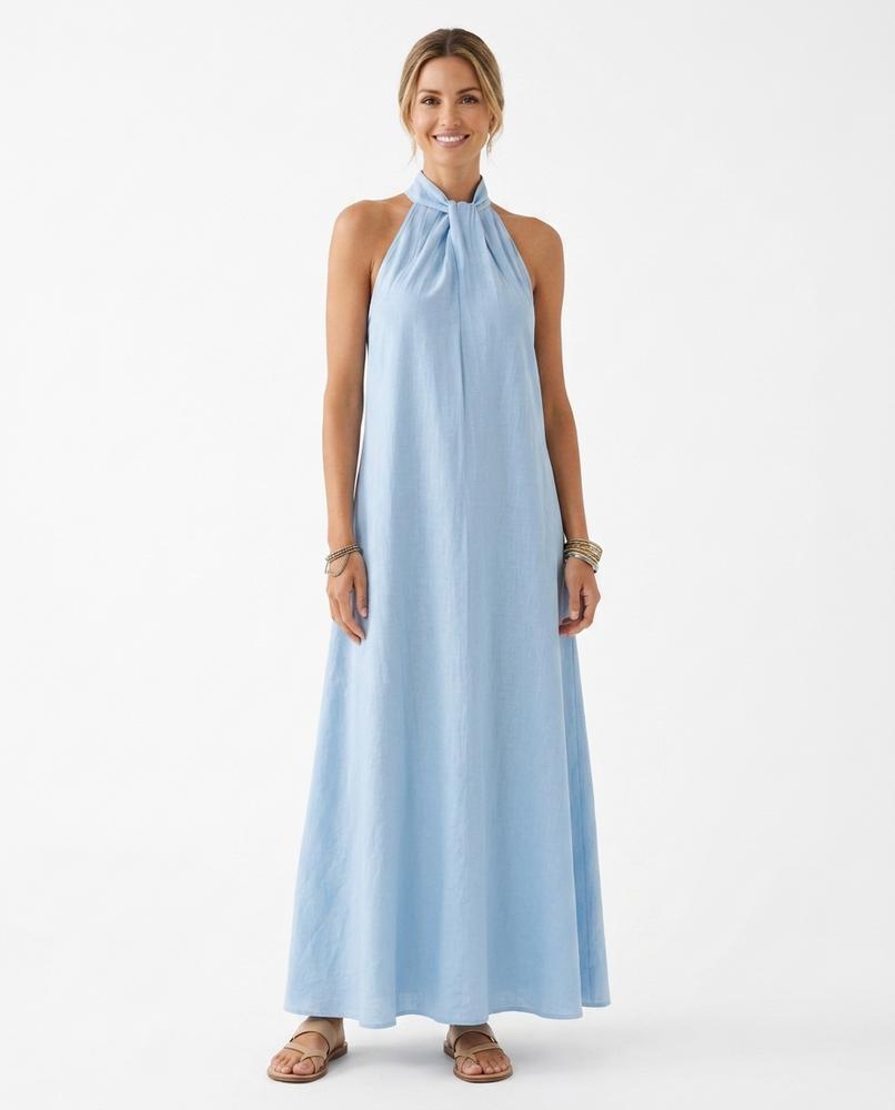 Nord Wear - Vazor | Halterneck Flowing Maxi Dress Women