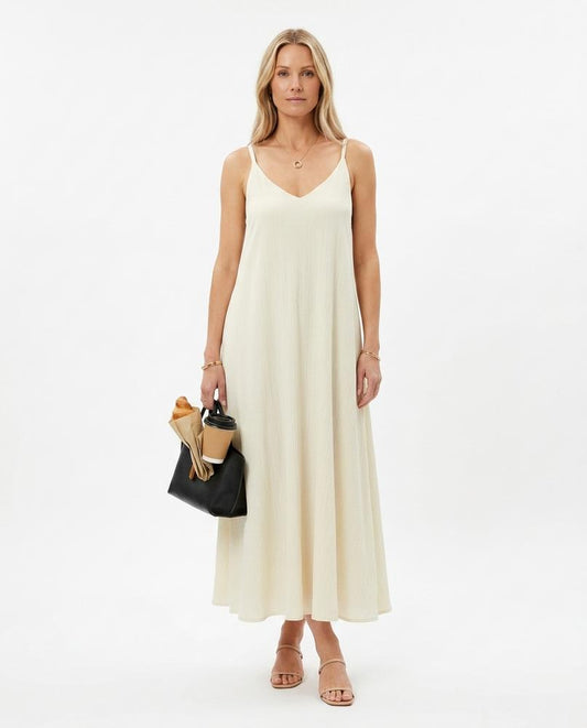 Nord Wear - Zesev | V-Neck Textured Maxi Dress Women
