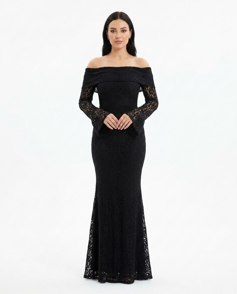 Nord Wear - Selan | Lace Off-Shoulder Maxi Dress Women