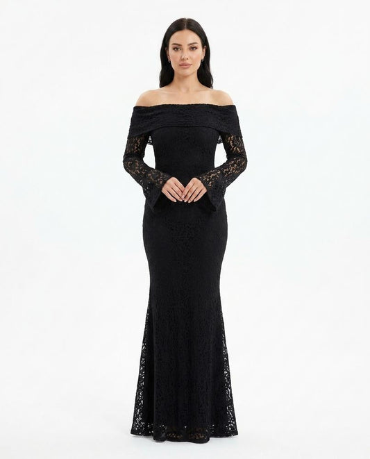 Nord Wear - Selan | Lace Off-Shoulder Maxi Dress Women